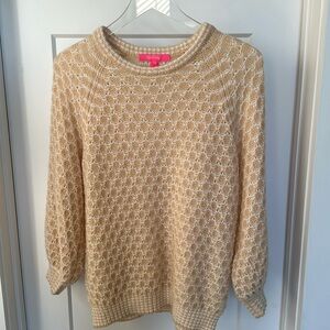 Lilly Pulitzer cream sweater